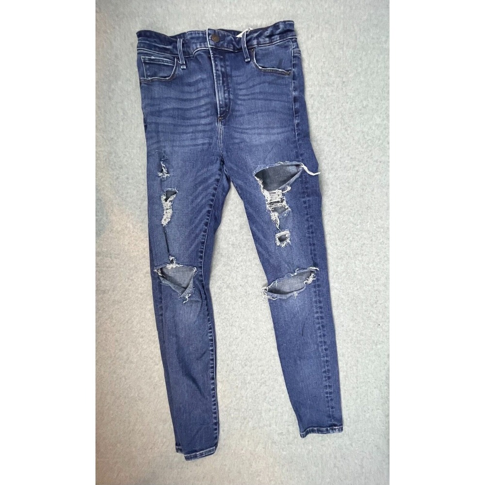 Abercrombie & Fitch Jeans Women's Size 6 Simone High Rise Super Skinny Destroyed